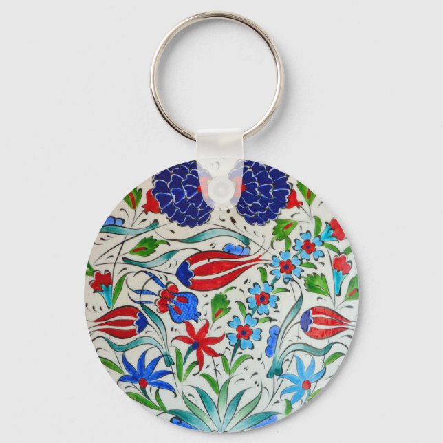 Turkish floral design key ring (Front)