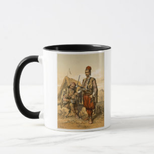 Turkish foot soldiers in the Ottoman army, pub. by Mug