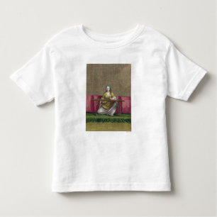 Turkish Girl, embroidering, 18th century (engravin Toddler T-Shirt