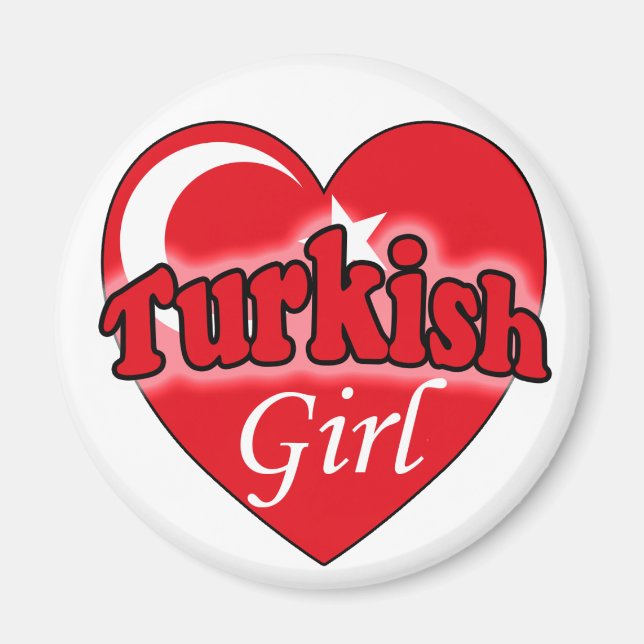Turkish Girl Magnet (Front)