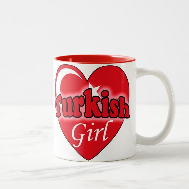 Turkish Girl Two-Tone Coffee Mug (Right)