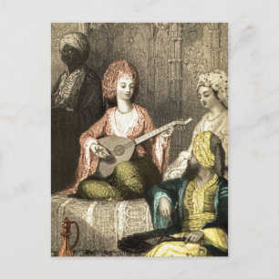 Turkish Harem 1 Postcard