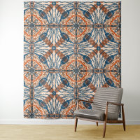 Turkish Inspired: Textured Navy & Terracotta