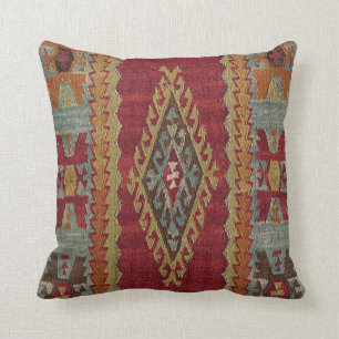 Turkish Kilim Carpet Rug Cushion