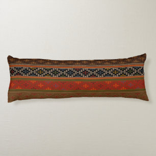 Turkish Kilim Pattern Colourful Tribal Body Cushion