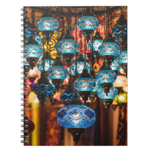 Turkish lamps: mosaic glass art notebook