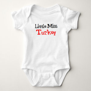 turkish little miss baby bodysuit