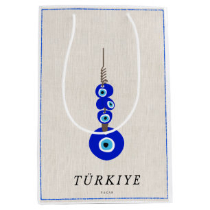 Turkish Nazar Evil Eye Protection Medium Gift Bag