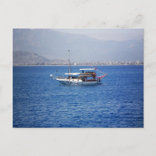 Turkish passenger yacht postcard (Front)