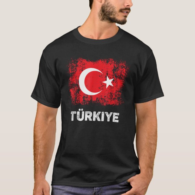 Turkish Patriot Turkiye Republic Day Turkish Flag  T-Shirt (Front)