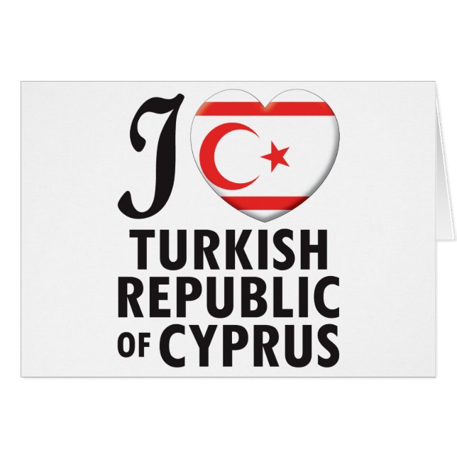 Turkish Republic Of Cyprus Love (Front Horizontal)