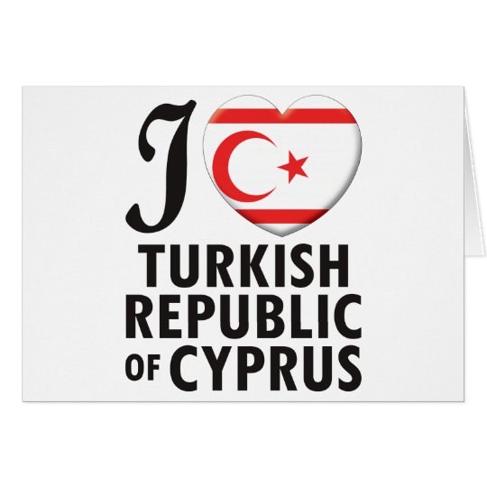 Turkish Republic Of Cyprus Love Card