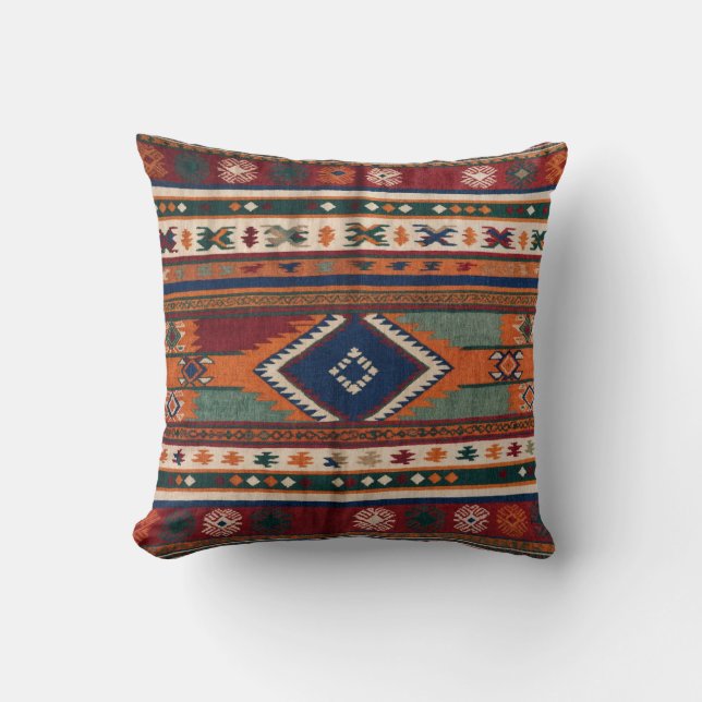 Turkish Rug Kilim Pillows: Perfect for Every Home Cushion (Front)