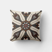 Turkish Rug Mandala Pillows: Exotic Patterns