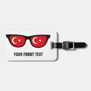 Turkish Shades custom luggage tag