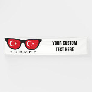 Turkish Shades custom text & colour banner