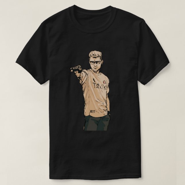 Turkish Shooter Yusuf Dikec Fan Art T-Shirt (Design Front)