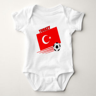 Turkish Soccer Team Baby Bodysuit