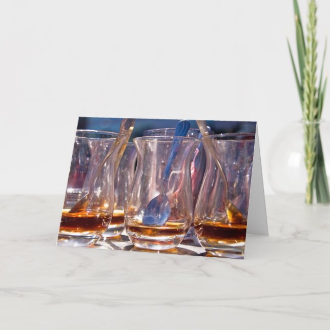 Turkish Tea Glasses Card (Front)