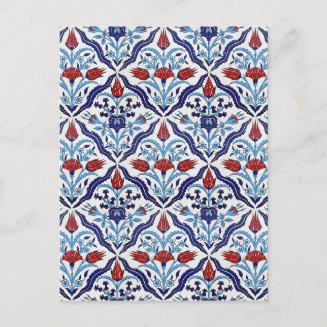 Turkish tile Postcard (Front)