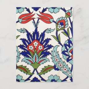 Turkish tile Postcard