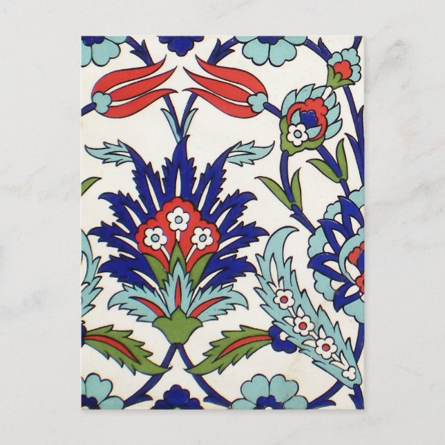 Turkish tile Postcard (Front)
