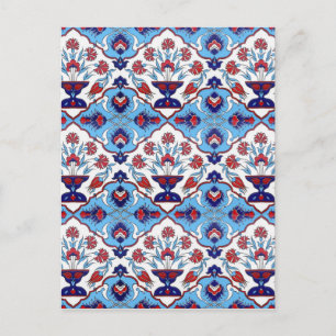 Turkish tile Postcard