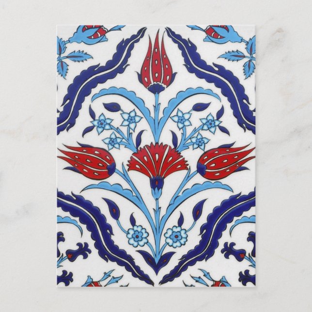 Turkish tile Postcard (Front)