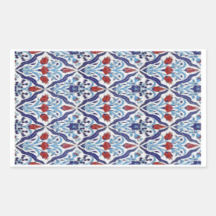 Turkish tile Rectangle Sticker