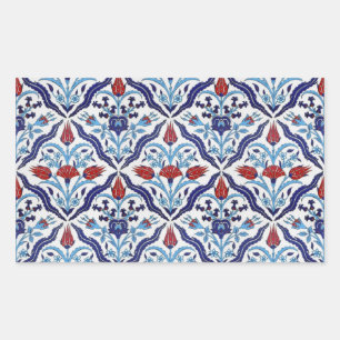 Turkish tile Rectangle Sticker