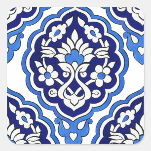 Turkish tile Square Sticker