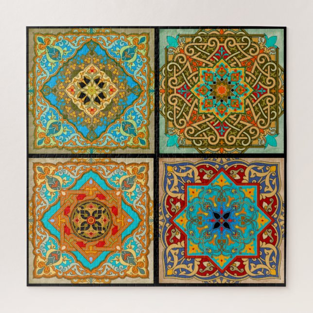 Turkish Tiles Puzzle (Vertical)