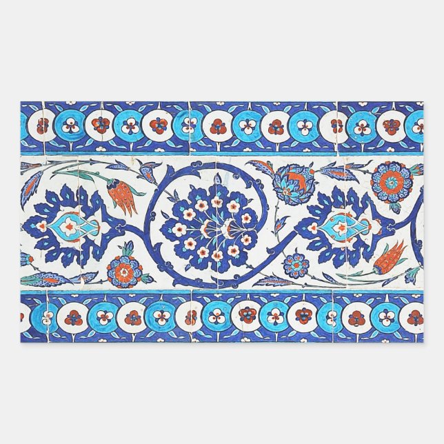turkish tiles Stickers (Front)