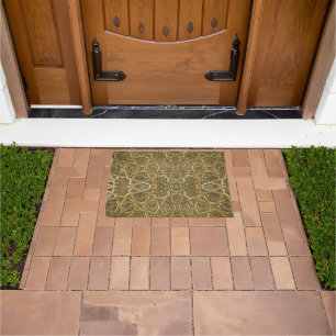 Turkish Traditional Arabesque Arab Persian Carpet Doormat
