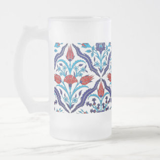 Turkish tulips Frosted Glass Mug
