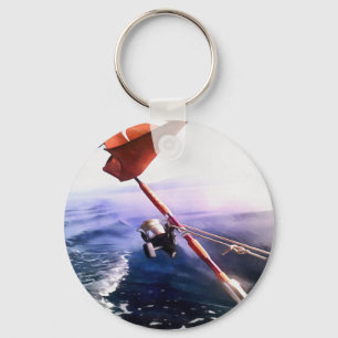 Turkish Vacation Fishing Trip Key Ring