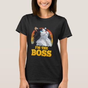 Turkish Van Cats I'M THE BOSS Funny Turkish Van T-Shirt