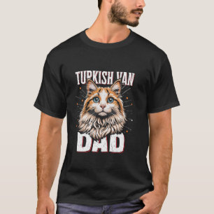 TURKISH VAN DAD Cat Daddy Turkish Van Cats Owner L T-Shirt