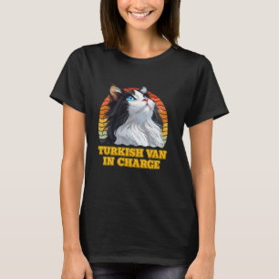 TURKISH VAN IN CHARGE Funny Turkish Van Cat Owner T-Shirt