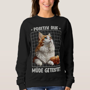 Turkish Van POSITIV AUF MÜDE GETESTET Lustiges Tur Sweatshirt