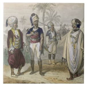 Turkish Volunteers' Camp, from 'Constantinople and Ceramic Tile
