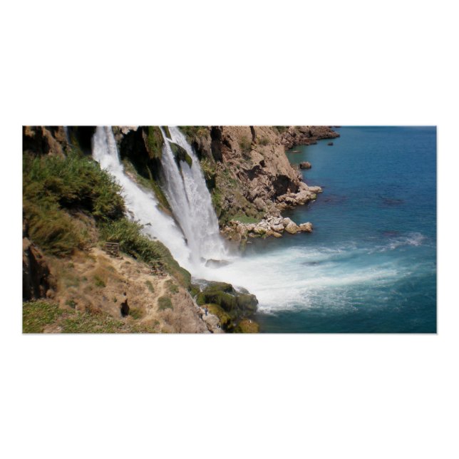 Turkish waterfall Duden (Antalya) Poster (Front)