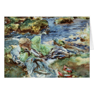 Turkish Woman by a Stream