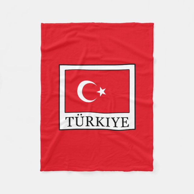 Türkiye Fleece Blanket (Front)