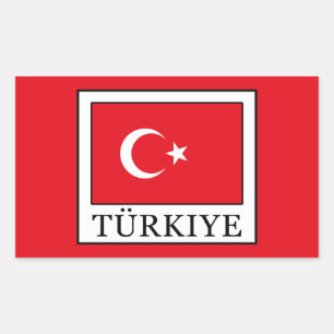 Türkiye Rectangular Sticker