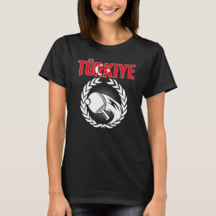 Turkiye Table Tennis Turkey Ping Pong Team Suppor T-Shirt