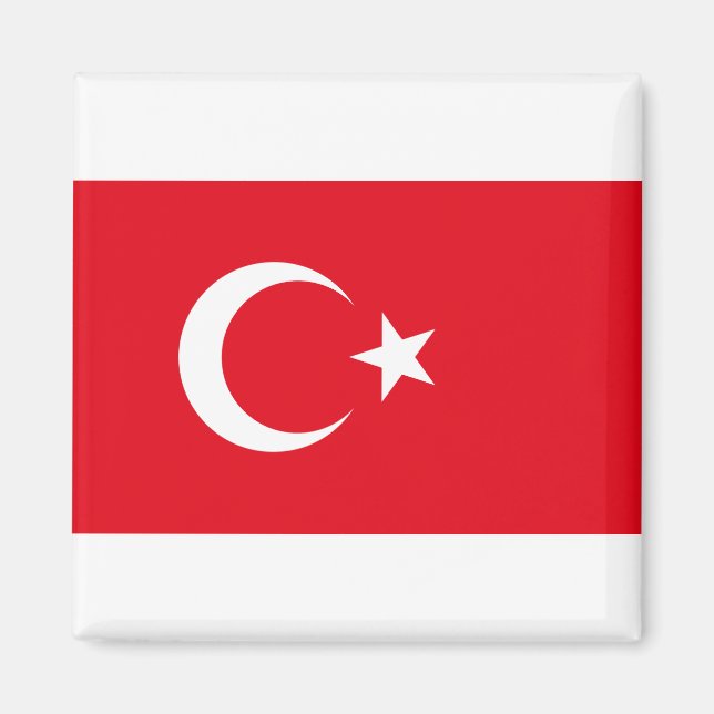 Türkiye - Turkey Flag Magnet (Front)