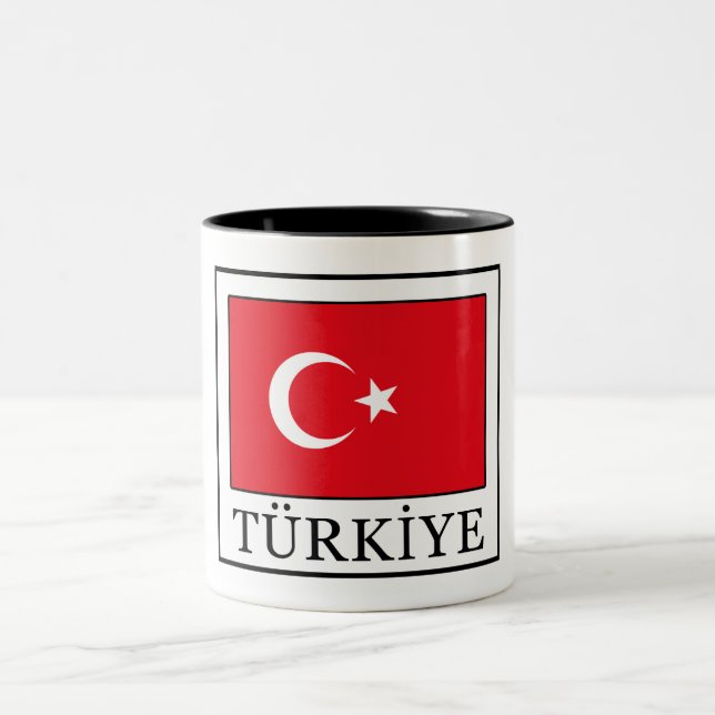 Türkiye Two-Tone Coffee Mug (Center)