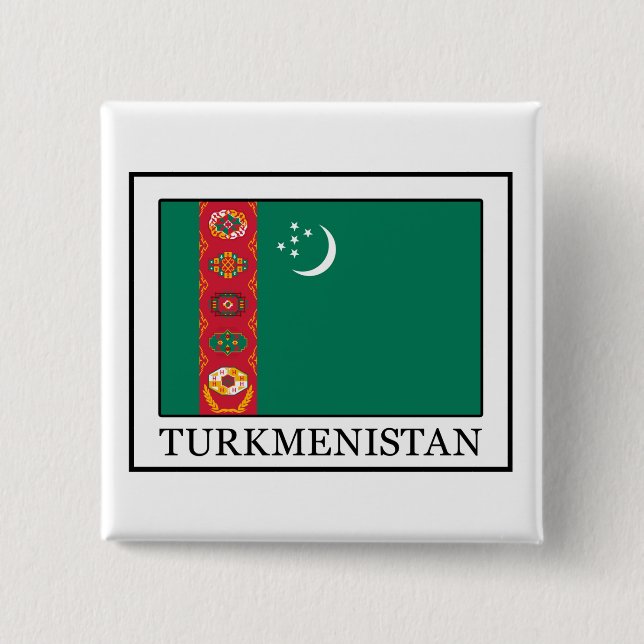 Turkmenistan button (Front)