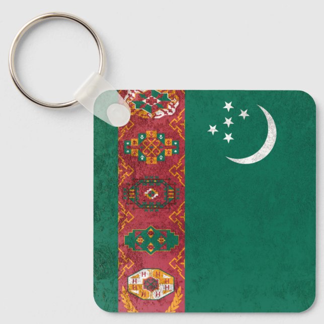 Turkmenistan Key Ring (Front)